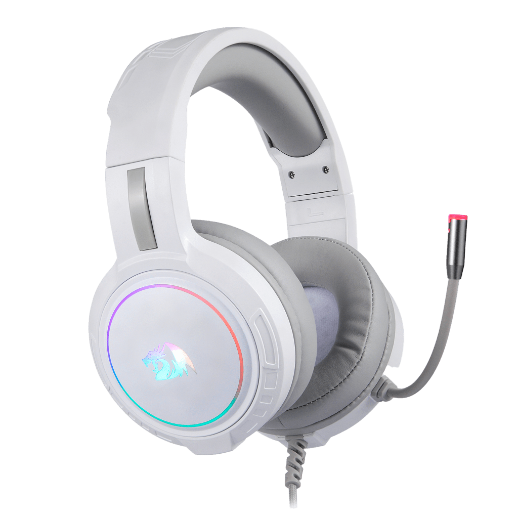 Redragon Mento Wired Gaming Headset - White Redragon Mento Wired Gaming Headset - White